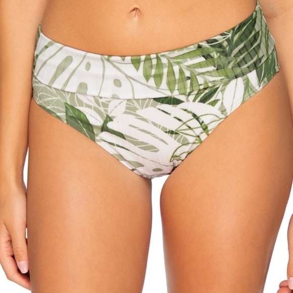 14 • Sunsets • Palm Grove Hannah High Waist Bikini Bottoms - Picture 4 of 12